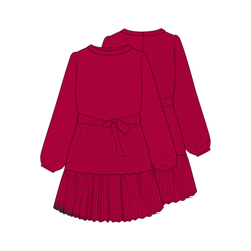 Mayoral AW25 Dress Red