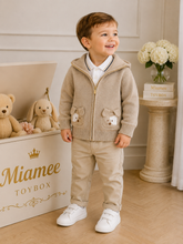 Load image into Gallery viewer, Mayoral AW26 Baby Boy knitting Zipper &amp; Joggers &amp; Top Set 2545 &amp; 2381, 2105 Cookie