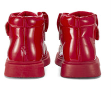 Load image into Gallery viewer, Little A AW25 Bow Boot with Velcro Strap 502  Bowe Red