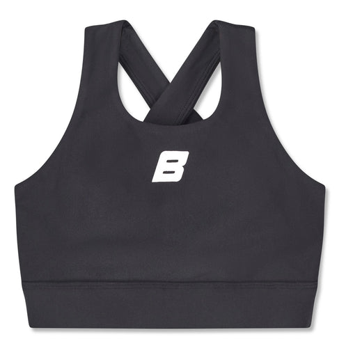 Bonini AW25 Crop Sport Top Black Aspire 004