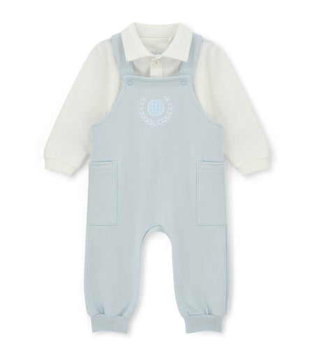 Mitch & Son AW25 Dungaree Polo Set 706 Marshall Sky Blue