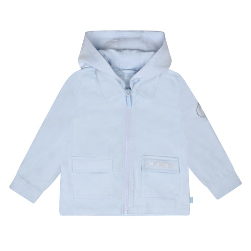 Mitch & Son AW24 Twill Shacket Billy 419 Pale Blue