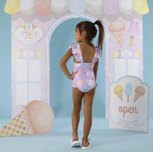 Load image into Gallery viewer, ADee SS26 Skye 803 Ice Cream Print  Swimsuit Lilac Dreams