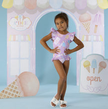 Load image into Gallery viewer, ADee SS26 Skye 803 Ice Cream Print  Swimsuit Lilac Dreams