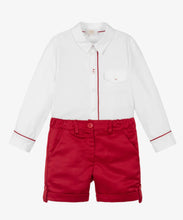 Load image into Gallery viewer, Caramelo Kids AW25 Red 0385240 Smart Boys Shorts Set
