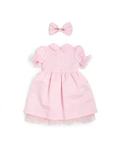 Caramelo Kids AW25 Bow Party Dress 0321243 Pink