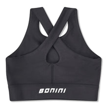 Load image into Gallery viewer, Bonini AW25 Crop Sport Top Black Aspire 004