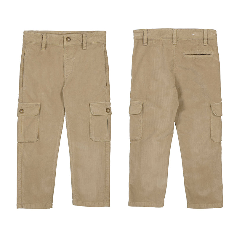 Mayoral AW25 Mini Boys Combat Trousers 4564 Wheat