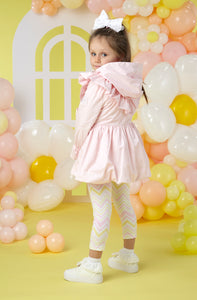 ADee SS24 Solid Bow Jacket Natalie 204 Pink Fairy