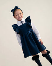 Load image into Gallery viewer, Caramelo school wear 342142 Navy pinafore dress
