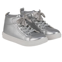 Load image into Gallery viewer, ADee AW24 Bow High Top 103 BOWTIQUE SILVER