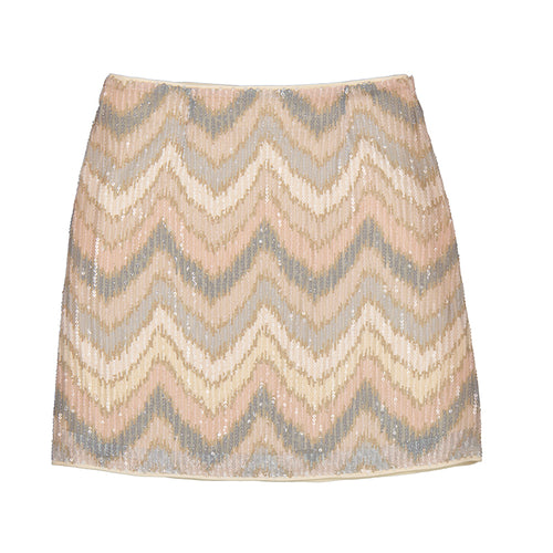 Mayoral AW25 Junior Girls Sequin Skirt 7902 Nude