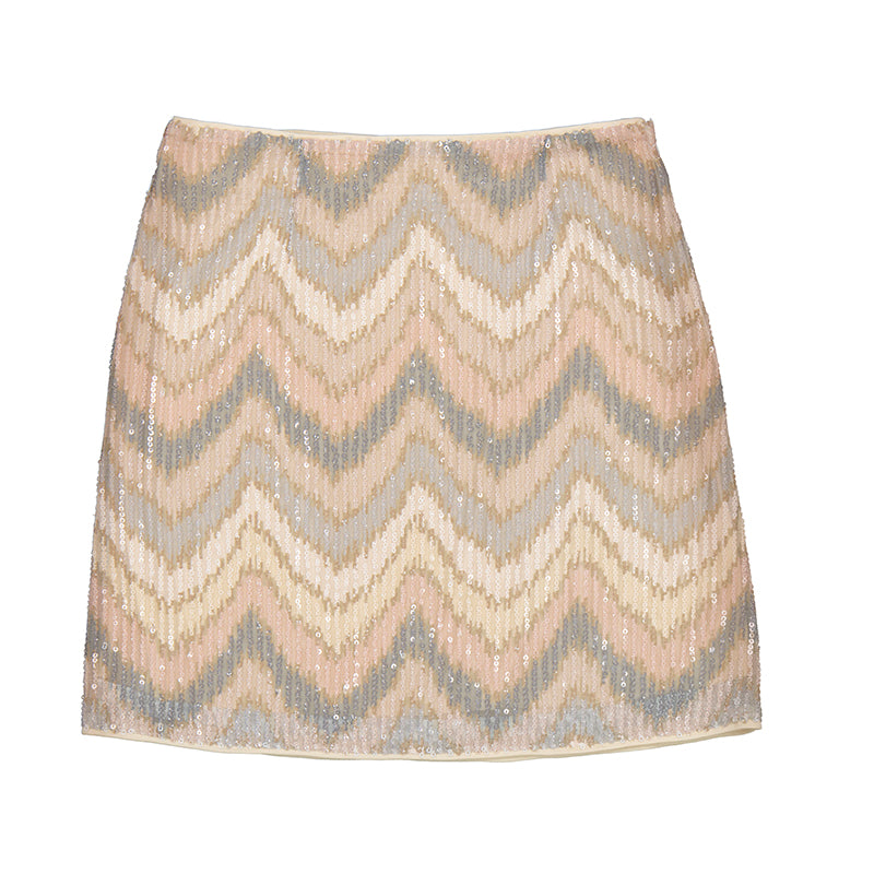 Mayoral AW25 Junior Girls Sequin Skirt 7902 Nude