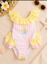 Load image into Gallery viewer, Meia Pata girls swimsuit