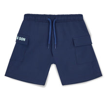 Load image into Gallery viewer, Mitch &amp; Son SS25 JNR Hamish Cargo Shorts - Blue Navy