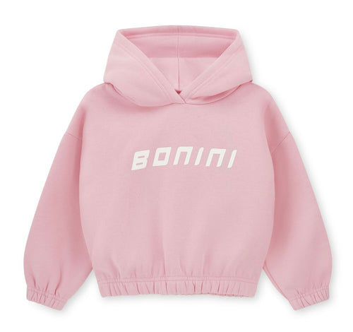 Bonini AW25 Logo Hoodie 007 Peony Pink Aspire
