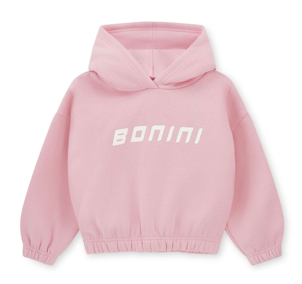 Bonini AW25 Logo Hoodie 007 Peony Pink Aspire