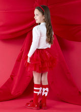 Load image into Gallery viewer, ADee AW26  Blair Tulle Skirt Set Red 527