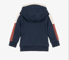 Load image into Gallery viewer, Boss AW26 Baby Boys Baby Boys Navy Blue Colourblock Zip-Up Hoodie