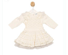 Load image into Gallery viewer, Mintini AW25 Ivory Interlock Top and Pinafore Dress