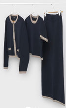 Load image into Gallery viewer, Mayoral AW26 Junior 3-piece set with a girls' jacket 7536 Noche