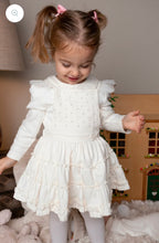 Load image into Gallery viewer, Mintini AW25 Ivory Interlock Top and Pinafore Dress