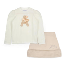 Load image into Gallery viewer, ADee AW26 Andrea Fur Skirt Set 507 Snow White