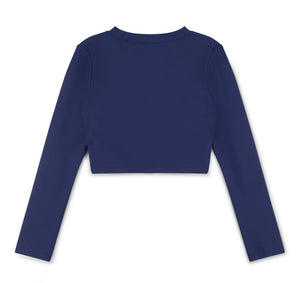 Bonini AW25 Long Sleeve Sport Top Blue Navy Aspire 009