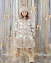 Load image into Gallery viewer, ADee AW26  Aurora Long Fur Trim Jacket 204 Stone Beige