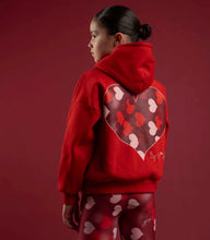Load image into Gallery viewer, Bonini AW26 ADee Bonini BNA803 Sparkle Oversized Hoodie - Red