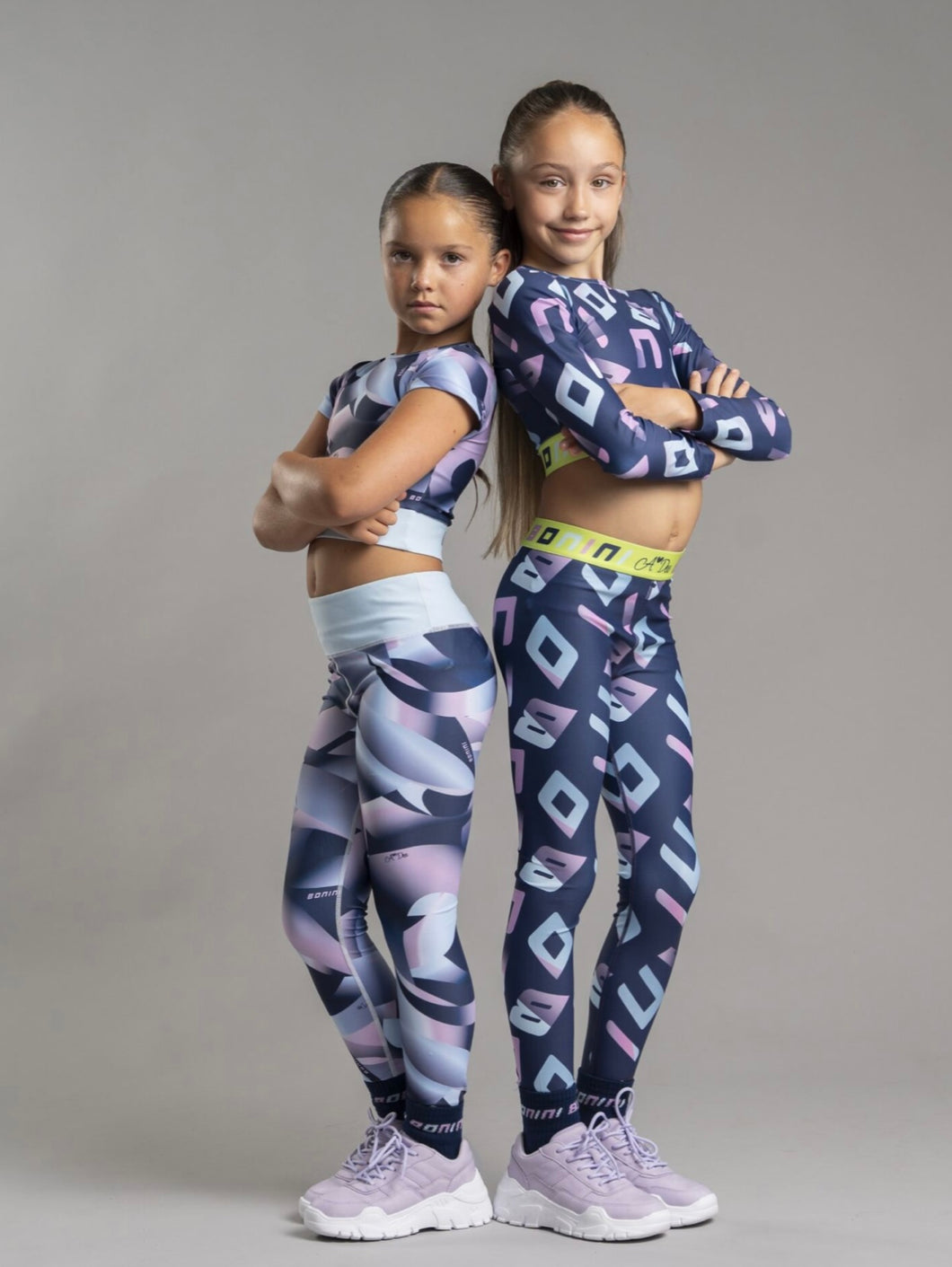 Bonini Drop 2 AW25 408 Tape Waistband Legging Inspire Blue Navy