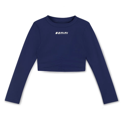 Bonini AW25 Long Sleeve Sport Top Blue Navy Aspire 009