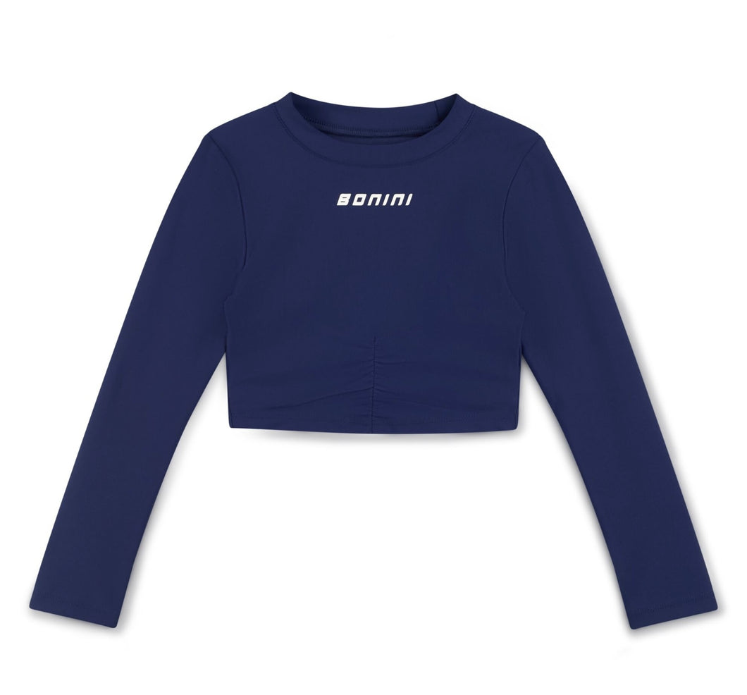 Bonini AW25 Long Sleeve Sport Top Blue Navy Aspire 009