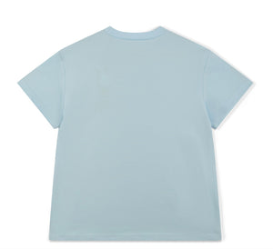 Bonini Drop 2 AW25 405 Oversized Logo T-Shirt Sky Blue Dynamic