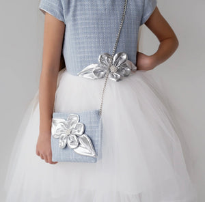 DAGA AW25 Blue Mirage Tulle Dress
