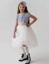 Load image into Gallery viewer, DAGA AW25 Blue Mirage Tulle Dress