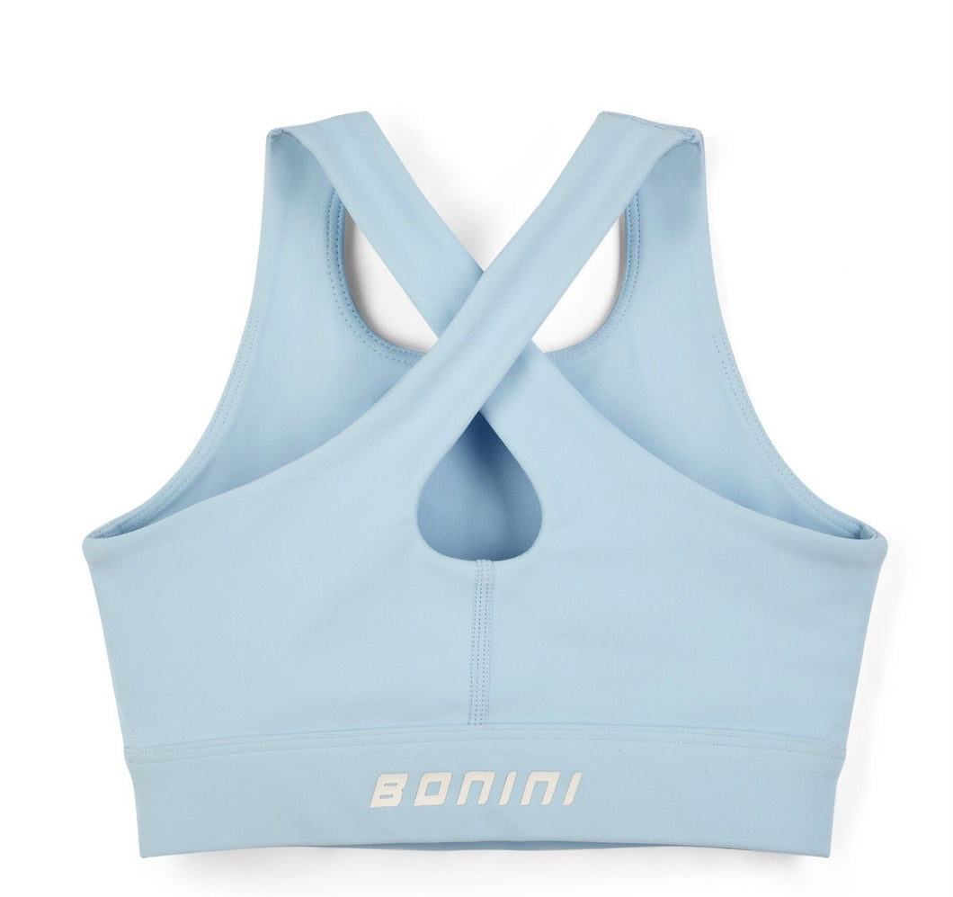 Bonini Drop 2 AW25 004 Crop Sport Top Aspire Sky Blue