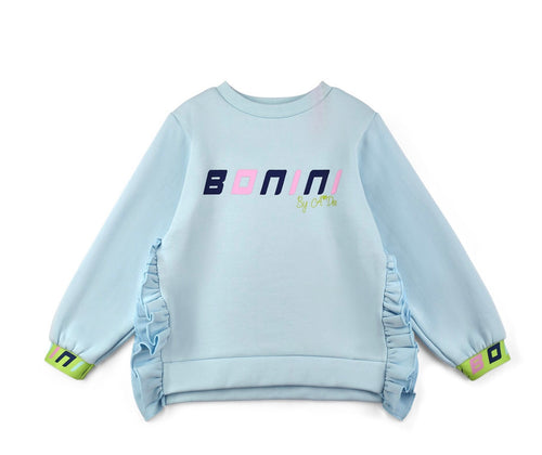 Bonini Drop 2 AW25 414 Split Side Jumper Strive Sky Blue