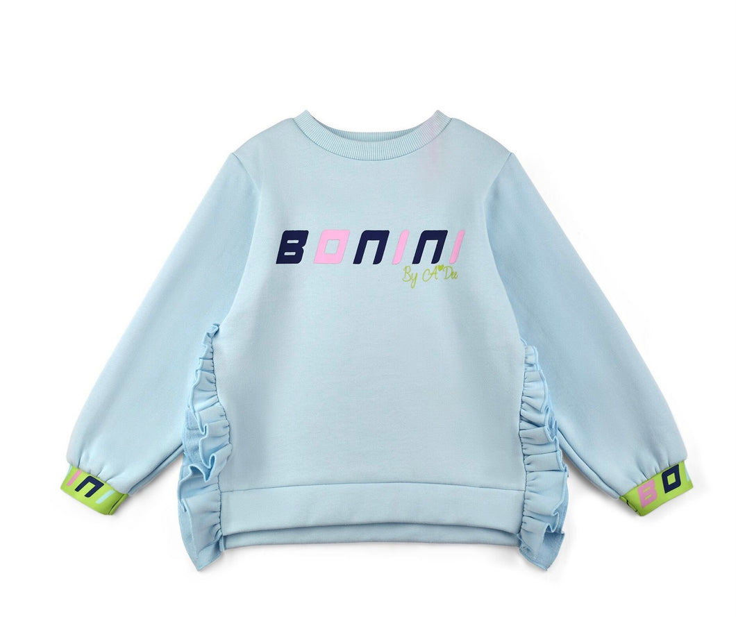 Bonini Drop 2 AW25 414 Split Side Jumper Strive Sky Blue