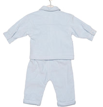 Load image into Gallery viewer, Mintini AW25 Top, Trouser &amp; Shirt - White/ Blue- Courdroy