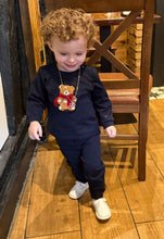 Load image into Gallery viewer, Deolinda AW2 Boys Noelle Teddy Bear Tracksuit - Navy Blue
