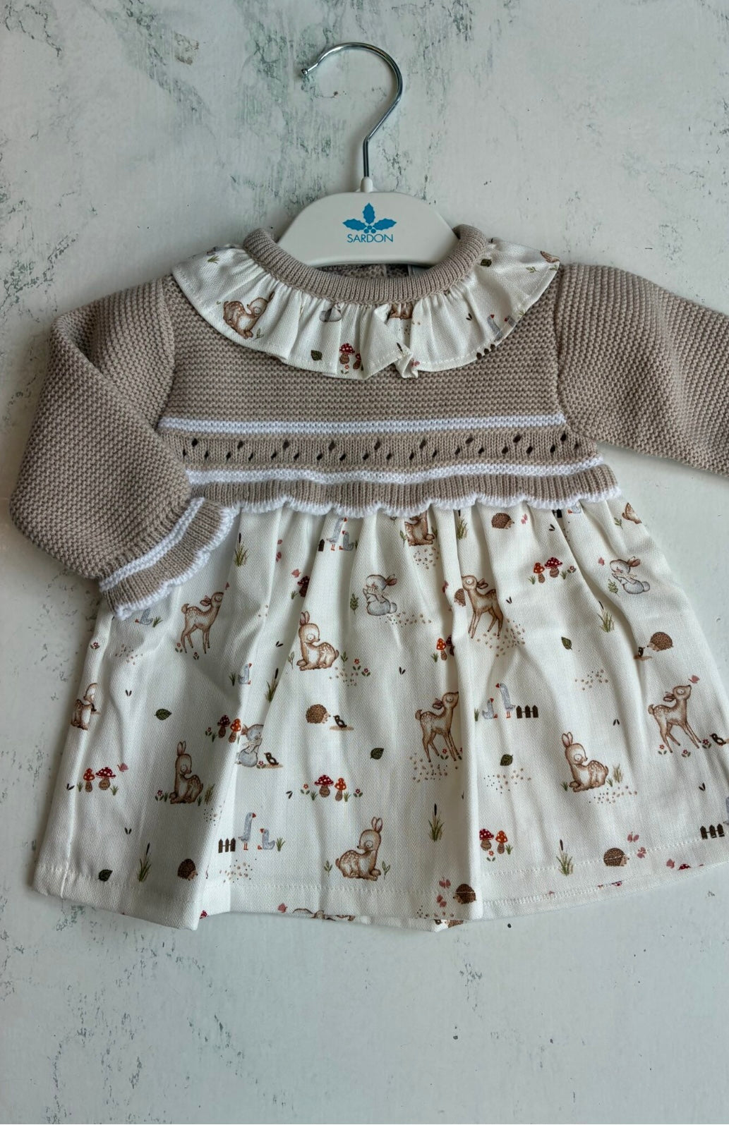 Sardon ‘AW25 bambi’ dress 25RF 734 piedra