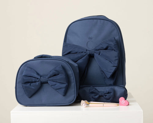 Caramelo AW25 Back to School Back Pack, Lunch Box & Pencil Case ❤️ Navy