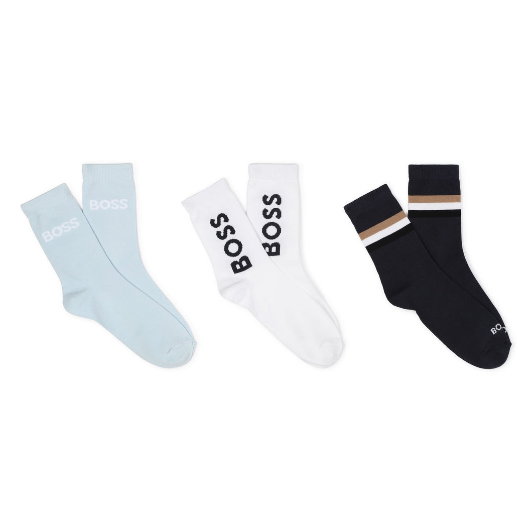 BOSS AW25 3 Pack Socks 636