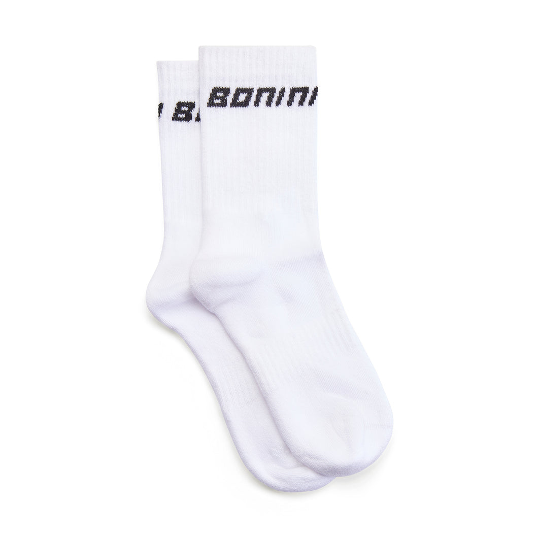 Bonini AW25 Sport Sock 010 White/ Black Aspire