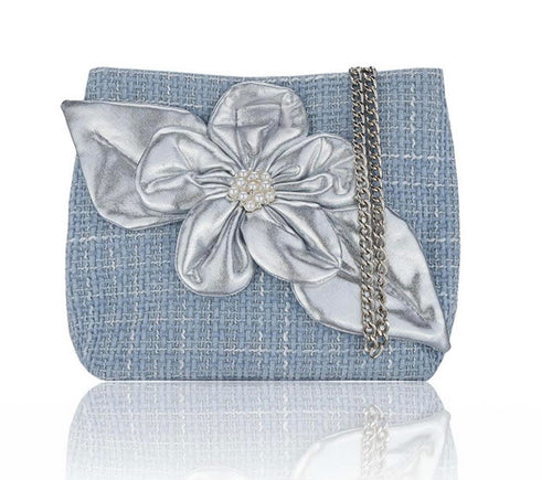 Daga AW25 Girls Blue Mirage Crossbody Bag - Blue Silver