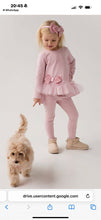 Load image into Gallery viewer, Daga AW25 Girls Fluffy Chic Tunic &amp; Legging Set X 2 - Dark Pink