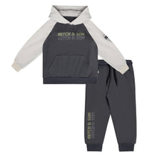 Load image into Gallery viewer, Mitch &amp; Son Junior AW24 Regian Hoodie Tracksuit 607 Craig Dark Grey