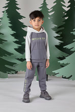 Load image into Gallery viewer, Mitch &amp; Son Junior AW24 Regian Hoodie Tracksuit 607 Craig Dark Grey