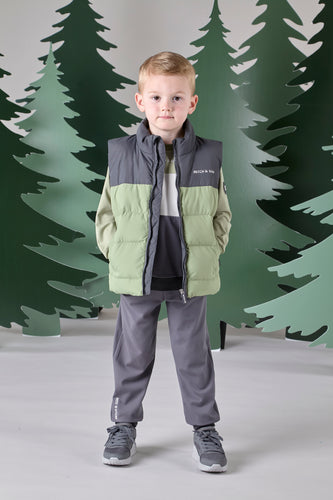 Mitch & Son Junior AW24 Gilet 603 Cameron Khaki